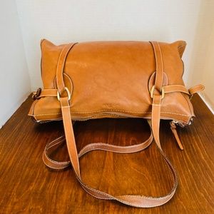 Hogan Tan Satchel Soft Leather Casual